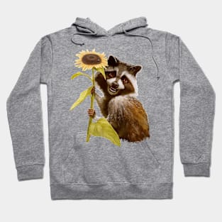 Sunflower Raccoon Hoodie